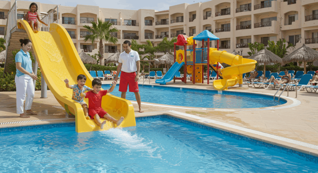 O que procurar em um resort all inclusive familiar